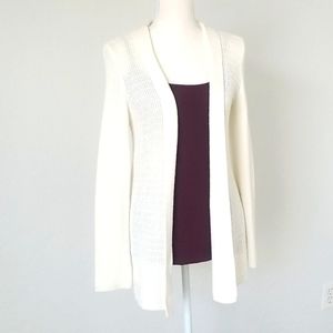 PRESTON & YORK Ivory Knit Cardigan
